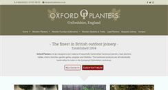 Desktop Screenshot of oxfordplanters.co.uk